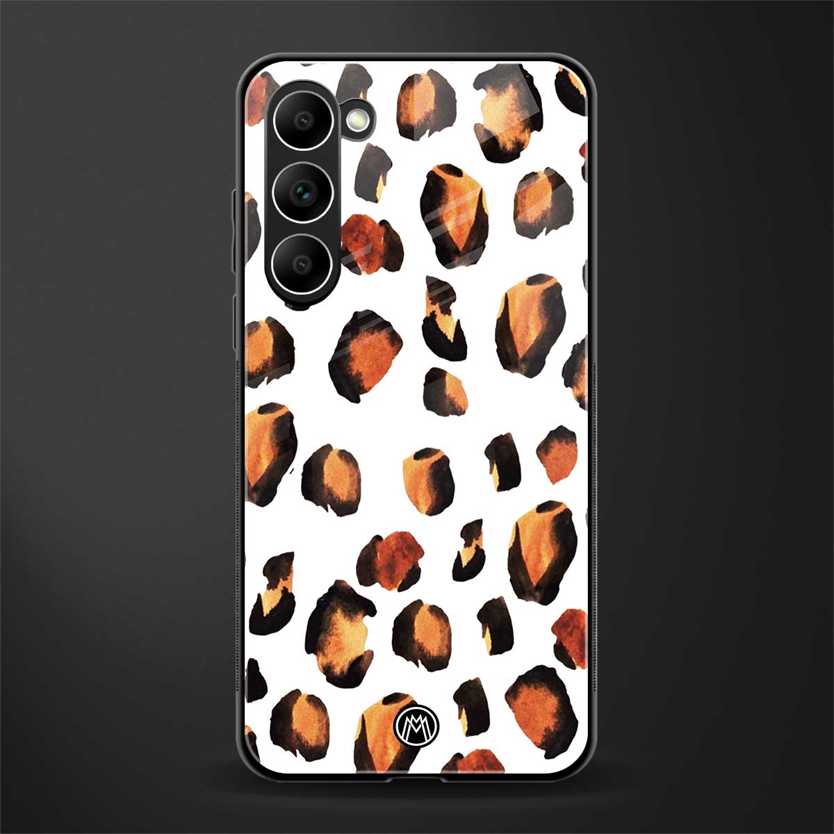 cheetah fur aesthetic glass case for phone case | glass case for samsung galaxy s23