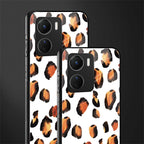 cheetah fur back phone cover | glass case for vivo y16