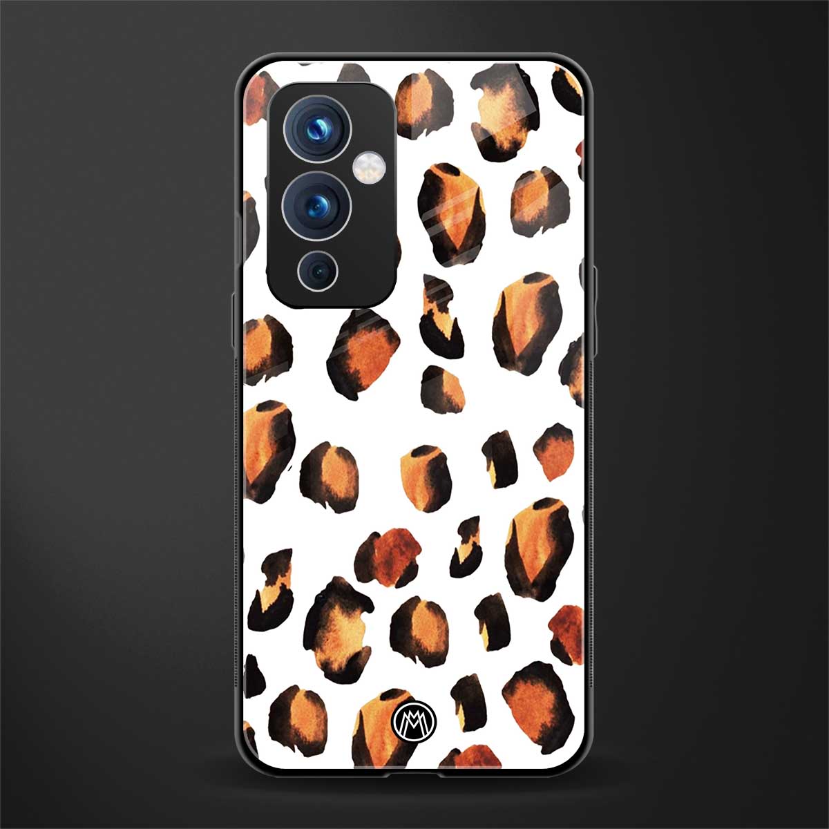 cheetah fur back phone cover | glass case for oneplus 9