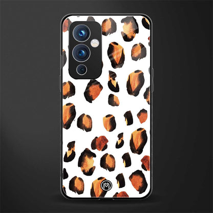 cheetah fur back phone cover | glass case for oneplus 9