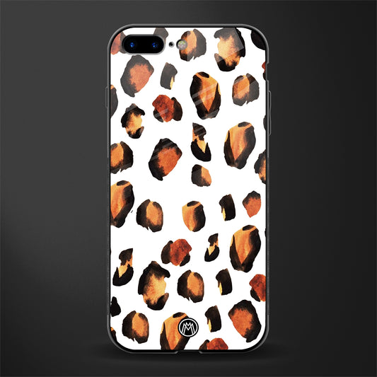 cheetah fur glass case for iphone 7 plus image