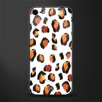 cheetah fur glass case for iphone se 2020 image