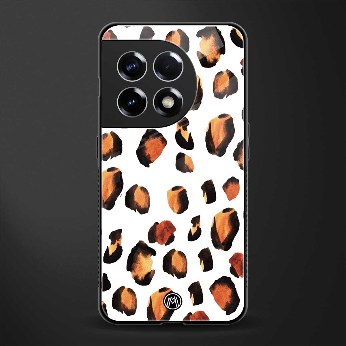 cheetah fur back phone cover | glass case for oneplus 11r