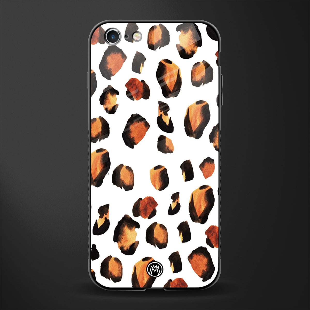 cheetah fur glass case for iphone 6s image