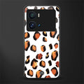 cheetah fur back phone cover | glass case for iQOO 9 Pro