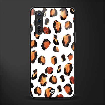 cheetah fur glass case for oneplus nord ac2001 image