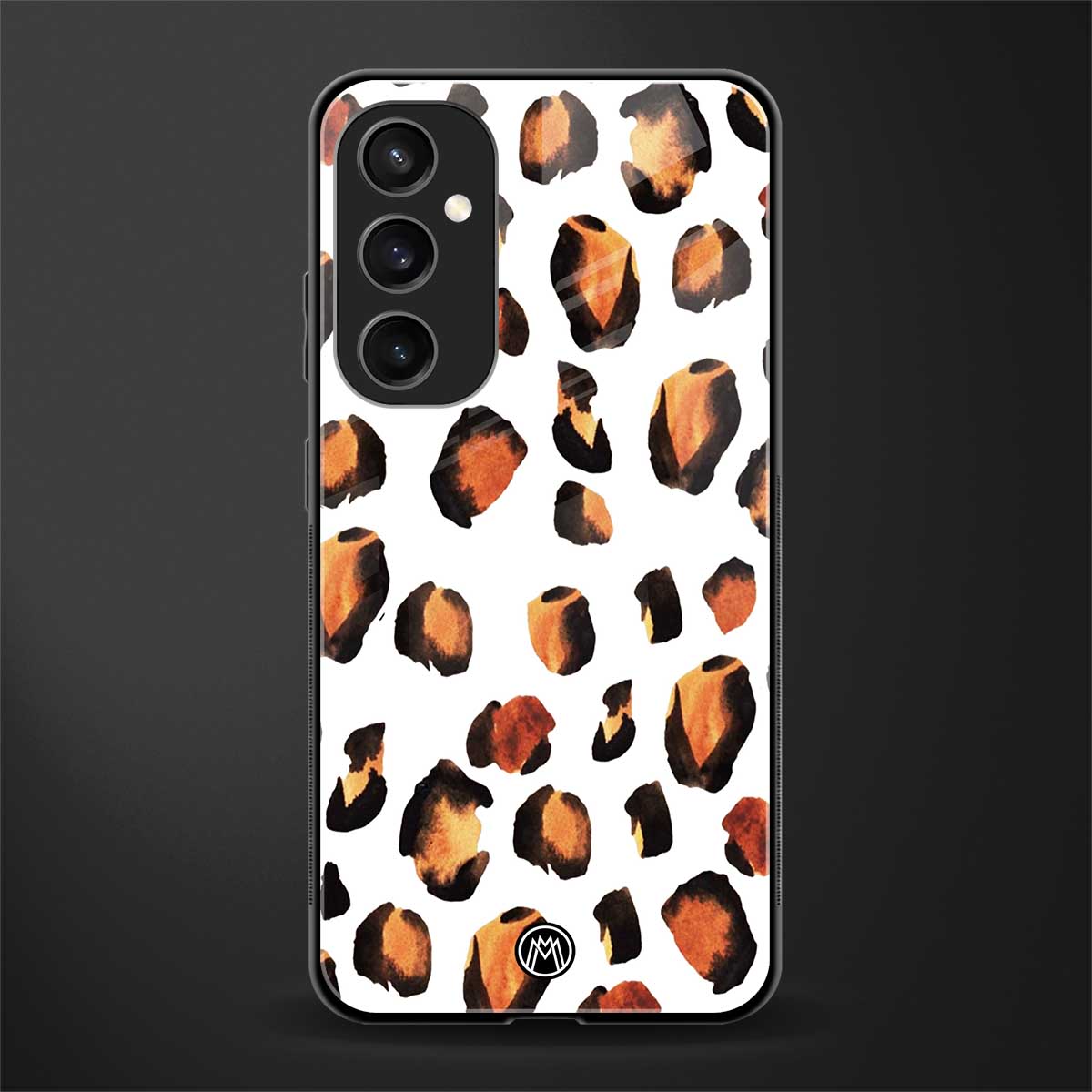 cheetah fur back phone cover | glass case for samsung galaxy s23 fe 5g