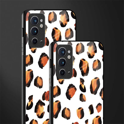 cheetah fur glass case for oneplus 9rt image-2