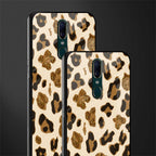 cheetah fur aesthetic glass case for oppo f11 image-2