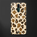 cheetah fur aesthetic glass case for oppo f11 image