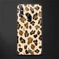 cheetah fur aesthetic glass case for vivo v15 image