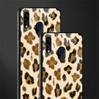 cheetah fur aesthetic glass case for samsung galaxy m10s image-2