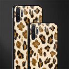 cheetah fur aesthetic glass case for samsung galaxy note 10 plus image-2