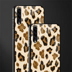 cheetah fur aesthetic glass case for samsung galaxy a70s image-2