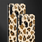 cheetah fur aesthetic glass case for redmi note 8 image-2