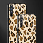 cheetah fur aesthetic glass case for realme 6i image-2