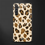 cheetah fur aesthetic glass case for realme 6i image