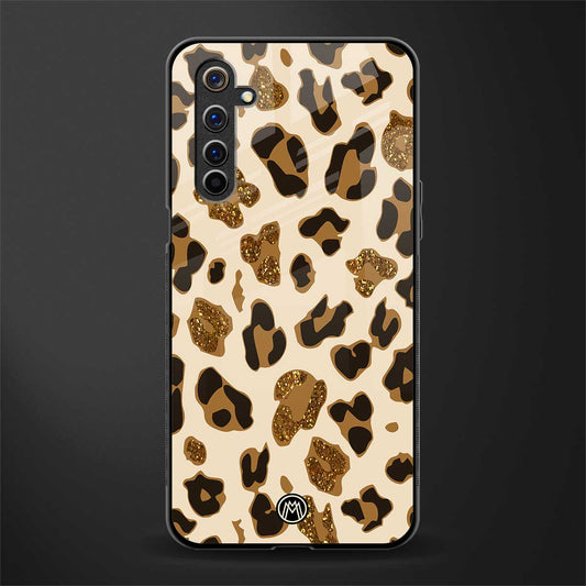 cheetah fur aesthetic glass case for realme 6i image