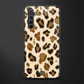 cheetah fur aesthetic glass case for realme 6 image