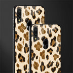 cheetah fur aesthetic glass case for redmi note 7 image-2