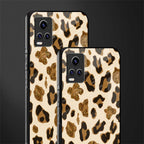 cheetah fur aesthetic back phone cover | glass case for vivo y73