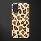 cheetah fur aesthetic glass case for vivo v19 image