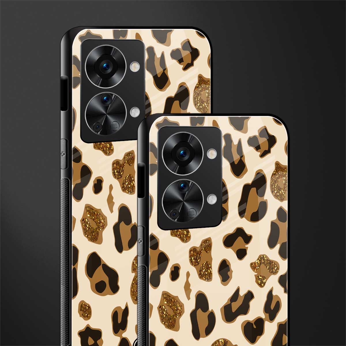 cheetah fur aesthetic glass case for phone case | glass case for oneplus nord 2t 5g