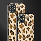 cheetah fur aesthetic glass case for iphone 11 image-2