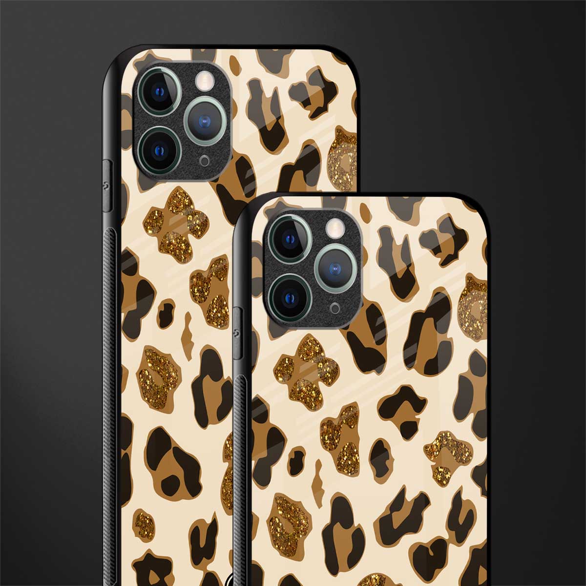 cheetah fur aesthetic glass case for iphone 11 pro max image-2