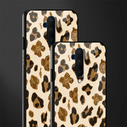 cheetah fur aesthetic glass case for oneplus 7t pro image-2