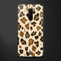cheetah fur aesthetic glass case for oneplus 7 pro image