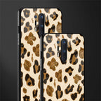 cheetah fur aesthetic glass case for oneplus 8 pro image-2