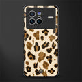 cheetah fur aesthetic glass case for vivo x80 image