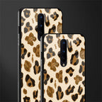cheetah fur aesthetic glass case for oneplus 8 image-2
