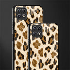 cheetah fur aesthetic back phone cover | glass case for samsung galaxy f42