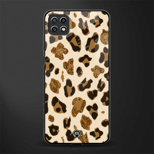 cheetah fur aesthetic back phone cover | glass case for samsung galaxy f42