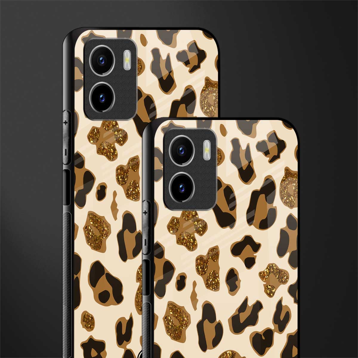 cheetah fur aesthetic back phone cover | glass case for vivo y72