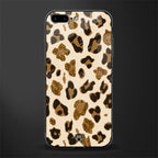 cheetah fur aesthetic glass case for iphone 8 plus image