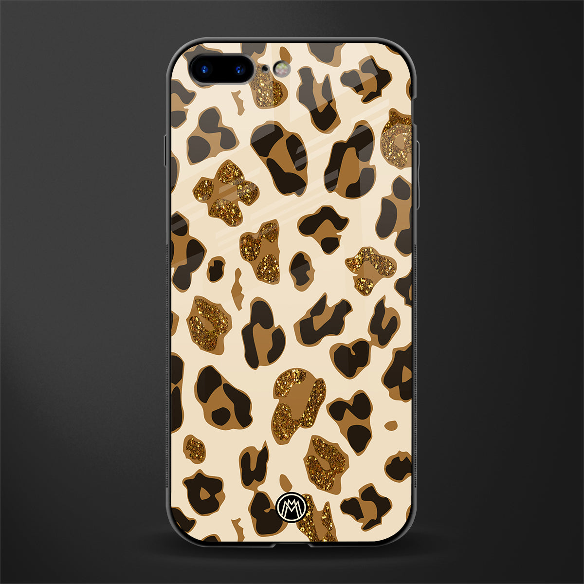 cheetah fur aesthetic glass case for iphone 8 plus image