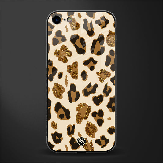 cheetah fur aesthetic glass case for iphone 7 image