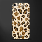 cheetah fur aesthetic glass case for iphone 8 image
