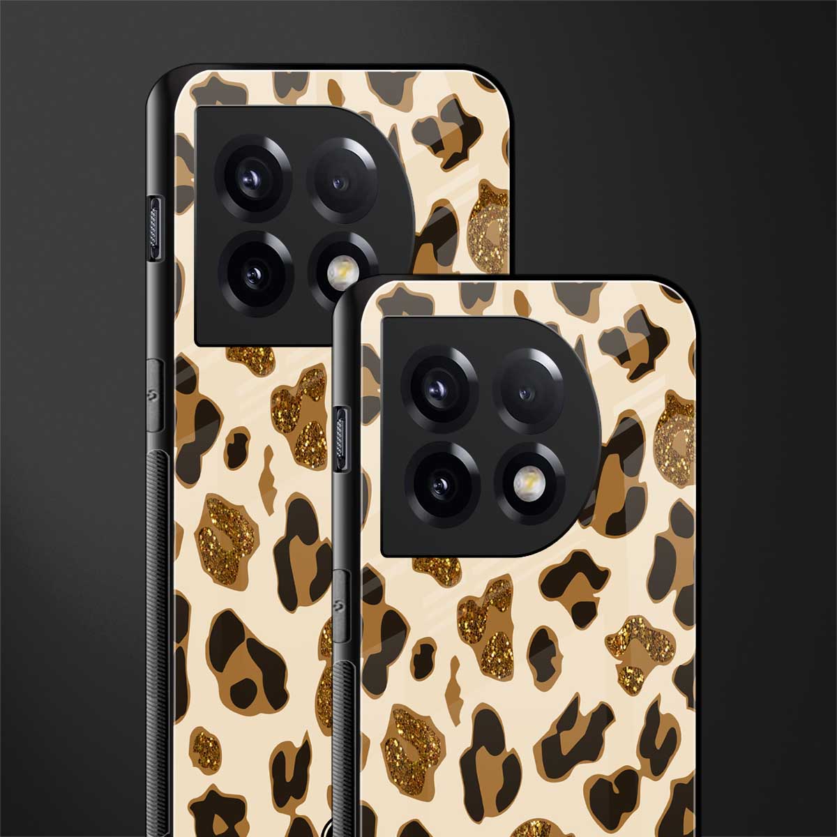 cheetah fur aesthetic back phone cover | glass case for oneplus 11
