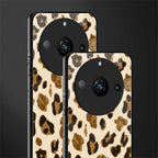 cheetah fur aesthetic back phone cover | glass case for realme 11 pro 5g
