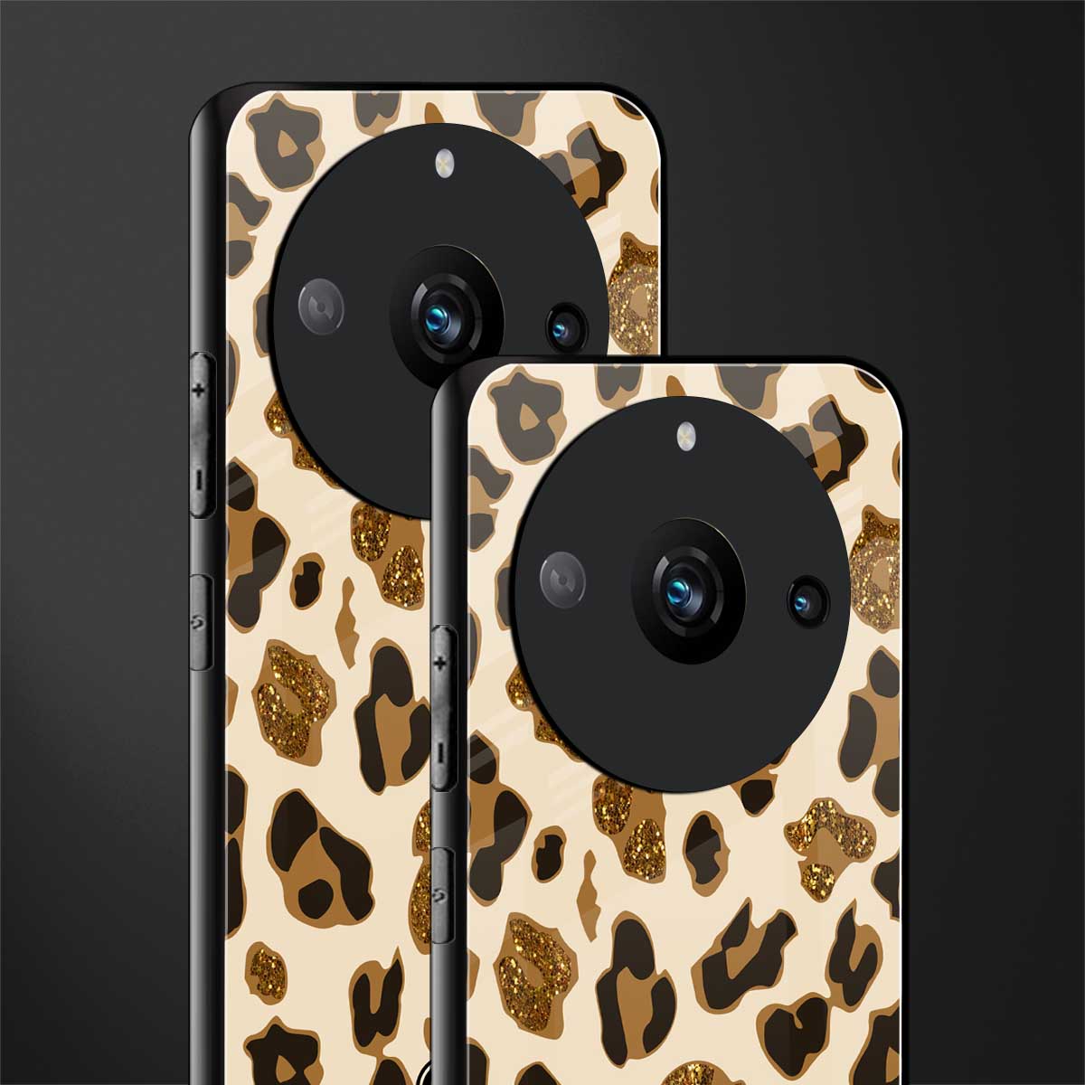 cheetah fur aesthetic back phone cover | glass case for realme 11 pro 5g