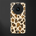 cheetah fur aesthetic back phone cover | glass case for realme 11 pro 5g