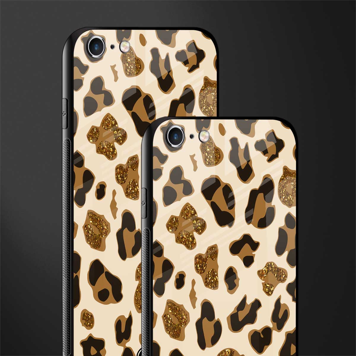cheetah fur aesthetic glass case for iphone 6 image-2