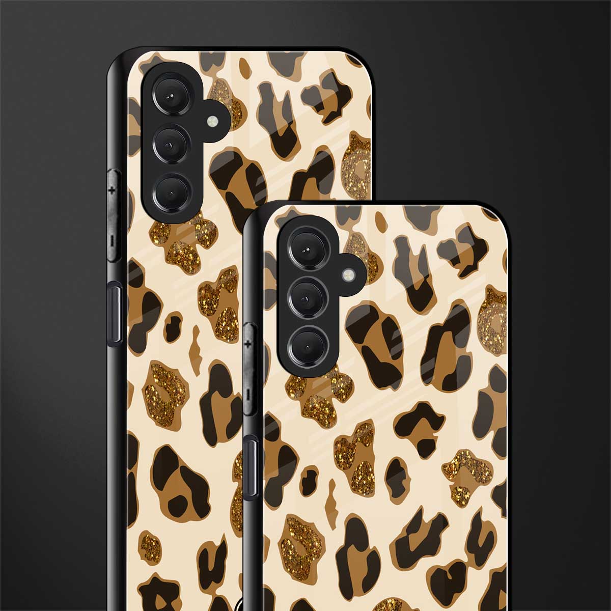 cheetah fur aesthetic back phone cover | glass case for samsun galaxy a24 4g