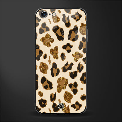 cheetah fur aesthetic glass case for iphone 6s plus image