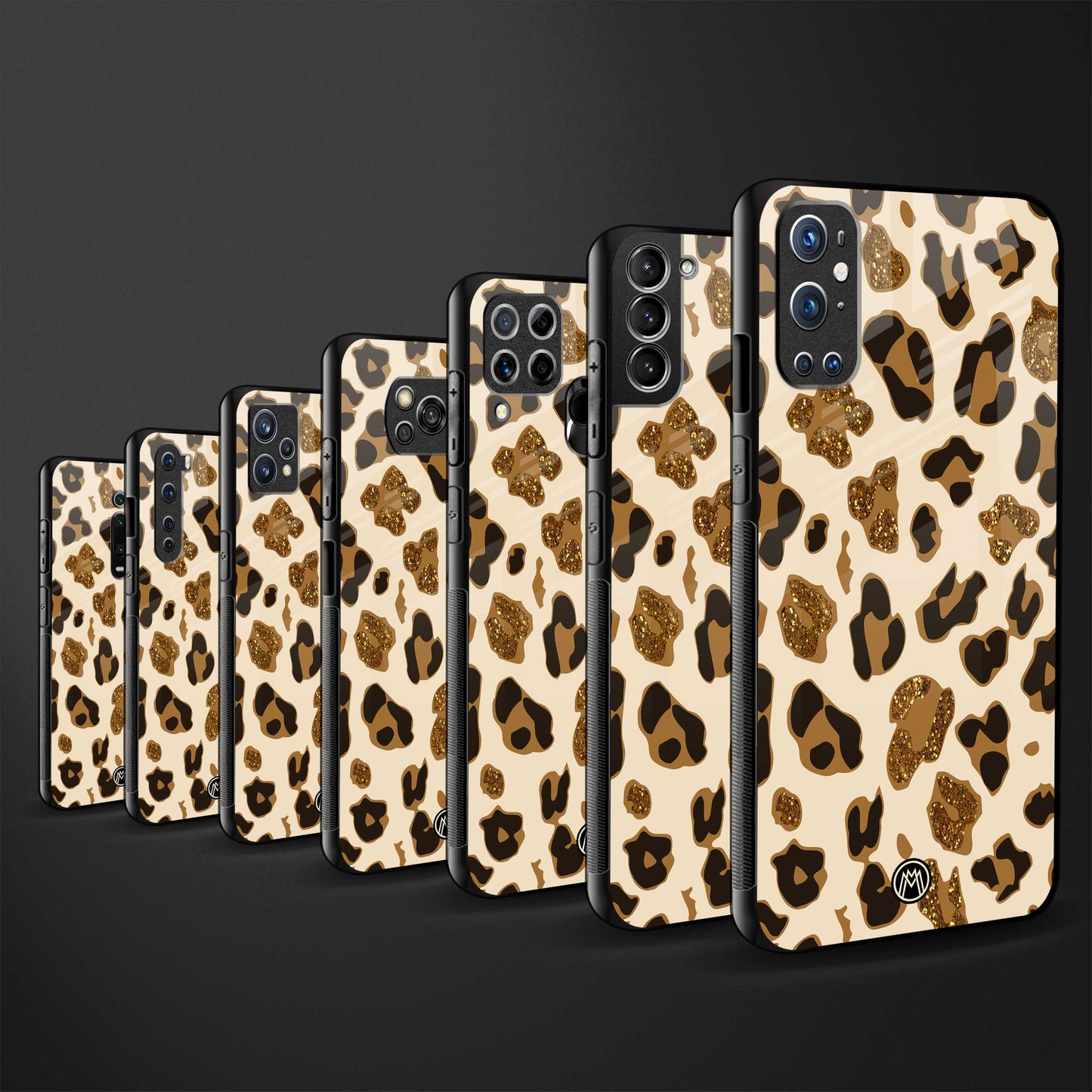 cheetah fur aesthetic glass case for vivo y19 image-3