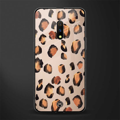 cheetah fur gold edition glass case for oppo k3 image